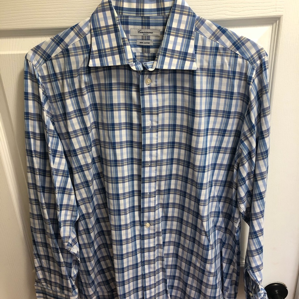 Camicissima men’s slim fit button down